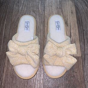 Jessica Simpson Slide On House Slipper with Bow
